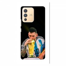 Чехлы для Виво В23 (5G) (Leo Messi чемпион) AlphaPrint Месси с кубком мира - купить на Floy.com.ua