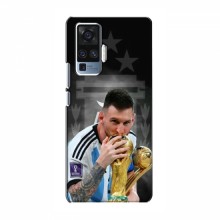 Чехлы для Виво Х50 Про (Leo Messi чемпион) AlphaPrint Месси Чемпион - купить на Floy.com.ua