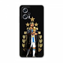 Чехлы для Поко X4 GT (Leo Messi чемпион) AlphaPrint - купить на Floy.com.ua