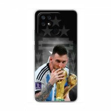 Чехлы для Редми 10С (Leo Messi чемпион) AlphaPrint Месси Чемпион - купить на Floy.com.ua