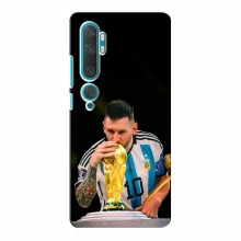 Чехлы для Xiaomi Mi 10 (Leo Messi чемпион) AlphaPrint Месси с кубком мира - купить на Floy.com.ua