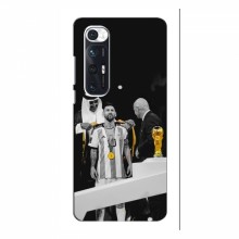 Чехлы для Xiaomi Mi 10s (Leo Messi чемпион) AlphaPrint Месси в накидке - купить на Floy.com.ua