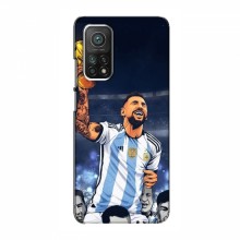 Чехлы для Ксяоми Ми 10т (Leo Messi чемпион) AlphaPrint Месси Чемпион Мира - купить на Floy.com.ua