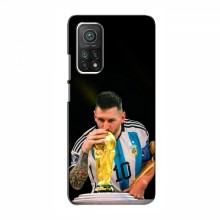 Чехлы для Ксяоми Ми 10т (Leo Messi чемпион) AlphaPrint