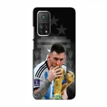 Чехлы для Ксяоми Ми 10т (Leo Messi чемпион) AlphaPrint Месси Чемпион - купить на Floy.com.ua