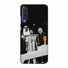 Чехлы для Xiaomi Mi A3 (Leo Messi чемпион) AlphaPrint Месси в накидке - купить на Floy.com.ua