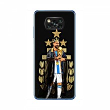 Чехлы для Сяоми Поко X3 (Leo Messi чемпион) AlphaPrint - купить на Floy.com.ua