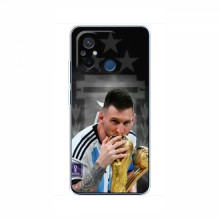 Чехлы для Редми 12с (Leo Messi чемпион) AlphaPrint