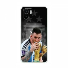 Чехлы для Редми А1 (Leo Messi чемпион) AlphaPrint Месси Чемпион - купить на Floy.com.ua