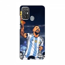 Чехлы для ЗТЕ Блейд А72 (Leo Messi чемпион) AlphaPrint Месси Чемпион Мира - купить на Floy.com.ua