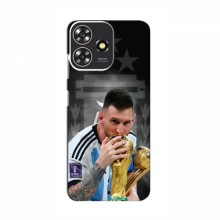 Чехлы для ЗТЕ Блейд А73 (Leo Messi чемпион) AlphaPrint