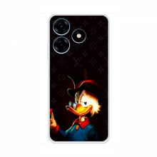 Чехлы для TECNO Spark 10C (KI5m) - Скрудж МакДак Louis Vuitton (PREMIUMPrint) Скрудж с бриллиантом - купить на Floy.com.ua