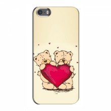 Чехлы для любимой на iPhone 5 / 5s / SE (VPrint) Медвежонки - купить на Floy.com.ua