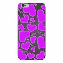 Чехлы для любимой на iPhone 6 / 6s (VPrint) Pink hearts - купить на Floy.com.ua