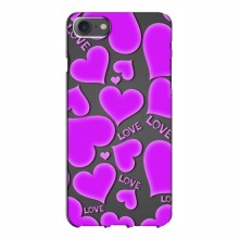 Чехлы для любимой на iPhone 7 (VPrint) Pink hearts - купить на Floy.com.ua