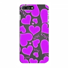 Чехлы для любимой на iPhone 8 Plus (VPrint) Pink hearts - купить на Floy.com.ua