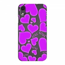 Чехлы для любимой на iPhone Xr (VPrint) Pink hearts - купить на Floy.com.ua