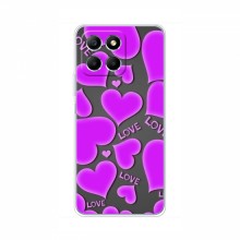 Чехлы для любимой на Huawei Honor X6 (VPrint) Pink hearts - купить на Floy.com.ua