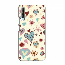 Чехлы для любимой на Huawei P Smart Pro (VPrint) Сердечки - купить на Floy.com.ua