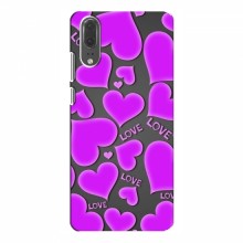 Чехлы для любимой на Huawei P20 (VPrint) Pink hearts - купить на Floy.com.ua