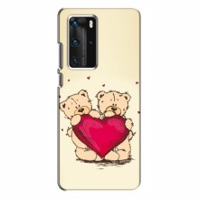Чехлы для любимой на Huawei P40 Pro (VPrint) Медвежонки - купить на Floy.com.ua