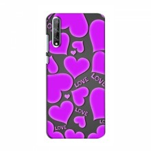 Чехлы для любимой на Huawei P Smart S / Y8p (2020) (VPrint) Pink hearts - купить на Floy.com.ua