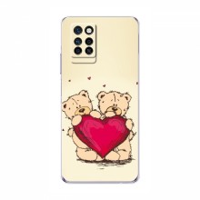 Чехлы для любимой на Infinix Note 10 Pro (VPrint) Медвежонки - купить на Floy.com.ua