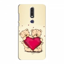 Чехлы для любимой на Nokia 3.1 Plus (VPrint) Медвежонки - купить на Floy.com.ua