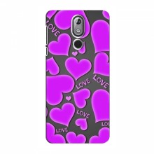 Чехлы для любимой на Nokia 3.2 (2019) (VPrint) Pink hearts - купить на Floy.com.ua