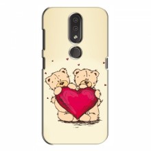 Чехлы для любимой на Nokia 4.2 (VPrint) Медвежонки - купить на Floy.com.ua