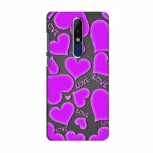 Чехлы для любимой на Nokia 5.1 Plus (X5) (VPrint) Pink hearts - купить на Floy.com.ua