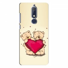 Чехлы для любимой на Nokia 5.1 (VPrint) Медвежонки - купить на Floy.com.ua