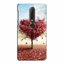 Чехлы для любимой на Nokia 6 2018 (VPrint) Дерево в виде сердца - купить на Floy.com.ua