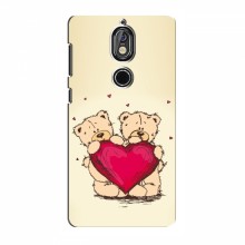 Чехлы для любимой на Nokia 7 (VPrint) Медвежонки - купить на Floy.com.ua