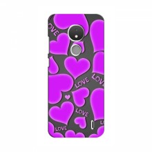 Чехлы для любимой на Nokia C21 (VPrint) Pink hearts - купить на Floy.com.ua