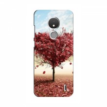 Чехлы для любимой на Nokia C21 (VPrint) Дерево в виде сердца - купить на Floy.com.ua