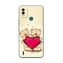 Чехлы для любимой на Nokia C21 Plus (VPrint) Медвежонки - купить на Floy.com.ua