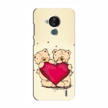 Чехлы для любимой на Nokia C30 (VPrint) Медвежонки - купить на Floy.com.ua