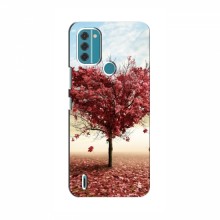Чехлы для любимой на Nokia C31 (VPrint) Дерево в виде сердца - купить на Floy.com.ua