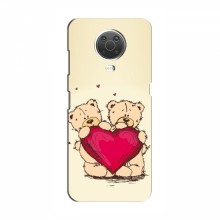 Чехлы для любимой на Nokia G10 (VPrint) Медвежонки - купить на Floy.com.ua