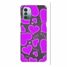 Чехлы для любимой на Nokia G11 (VPrint) Pink hearts - купить на Floy.com.ua