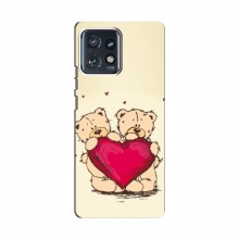 Чехлы для любимой на Motorola Edge 40 Pro (VPrint) Медвежонки - купить на Floy.com.ua