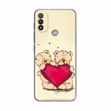 Чехлы для любимой на Motorola MOTO E20 (VPrint) Медвежонки - купить на Floy.com.ua