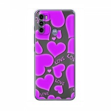 Чехлы для любимой на Motorola MOTO G60 (VPrint) Pink hearts - купить на Floy.com.ua