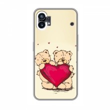 Чехлы для любимой на Nothing Phone 1 (VPrint) Медвежонки - купить на Floy.com.ua