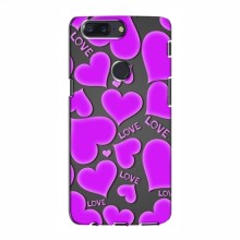 Чехлы для любимой на OnePlus 5T (VPrint) Pink hearts - купить на Floy.com.ua