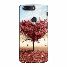 Чехлы для любимой на OnePlus 5T (VPrint) Дерево в виде сердца - купить на Floy.com.ua