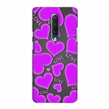 Чехлы для любимой на OnePlus 7T Pro (VPrint) Pink hearts - купить на Floy.com.ua