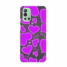 Чехлы для любимой на OnePlus 9R (VPrint) Pink hearts - купить на Floy.com.ua
