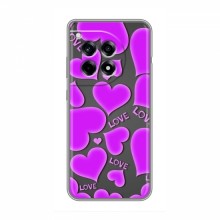 Чехлы для любимой на OnePlus Ace 3 (VPrint) Pink hearts - купить на Floy.com.ua